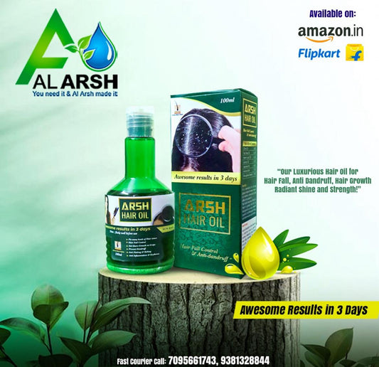 Al Arsh: Defy Dandruff and Fungal Invaders with our Anti-Hair Fungal & Dandruff Defense Hair Oil